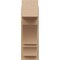Ekena Millwork 8-in W x 16-in D x 24-in H Balboa Block Rough Cedar Woodgrain TimberThane Outlooker, Primed Tan OUTUR080X16X24BOA44RCPR - alternate 3